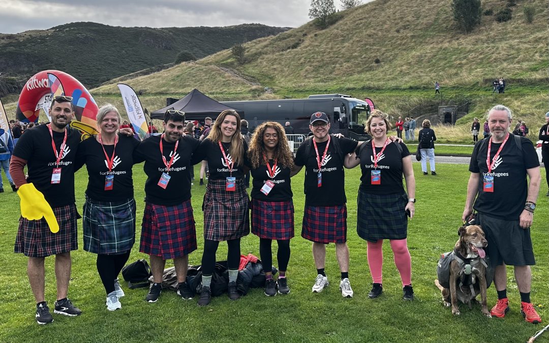 Edinburgh KiltWalk 2024 Raises £5k for forRefugees!